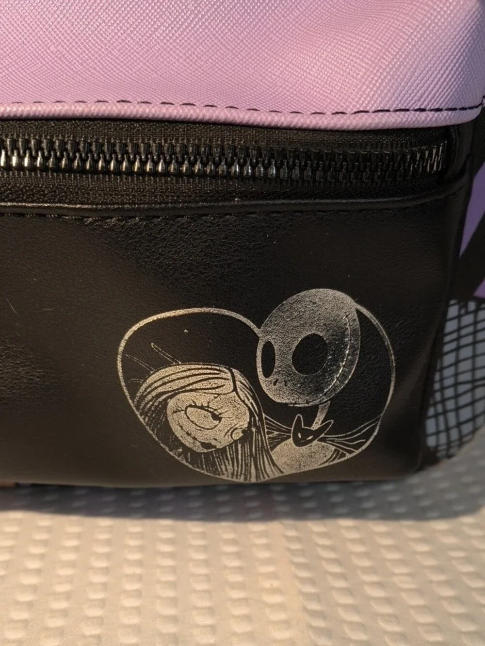 Bioworld Disney The Nightmare Before Christmas Pastel Patchwork Backpack RARE